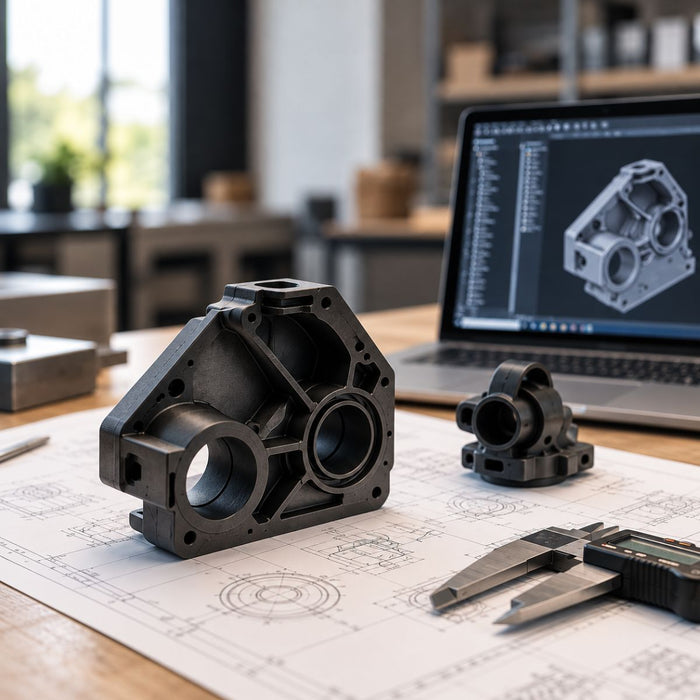Vi erbjuder snabb och exakt 3D-printning i flera olika material.
